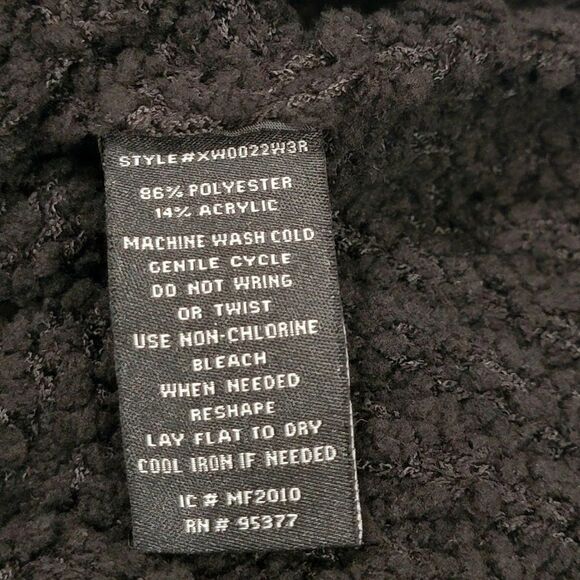 SANCTUARY Popcorn Crewneck Sweater L Black - Picture 5 of 5